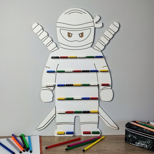 LEGO® Minifigure Storage – The Ultimate White NINJA 34 Display / Storage Solution